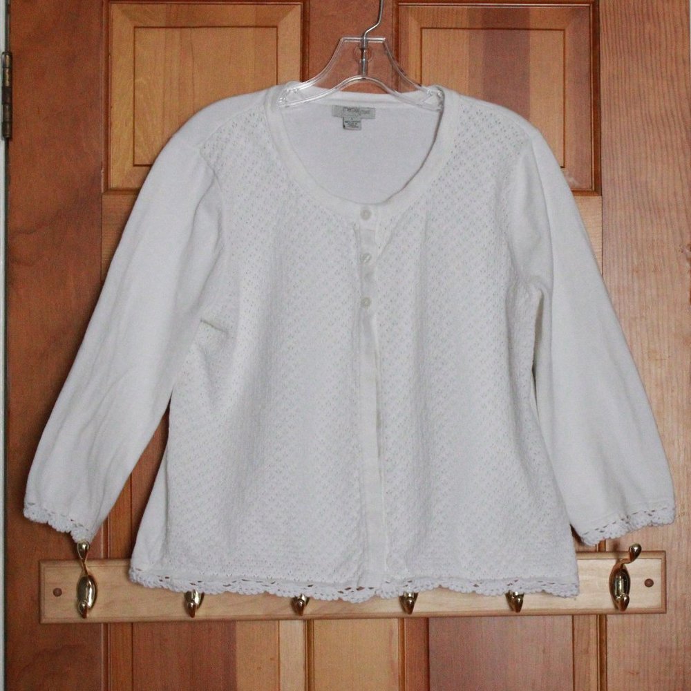 Vintage Mercer Street Studio Partial Open Front Cardigan
